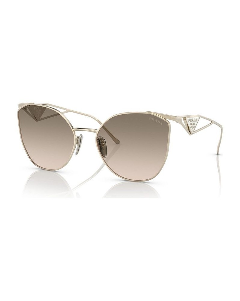 Women's Sunglasses PR 50ZS59-Y Pale Gold-Tone $145.87 Womens