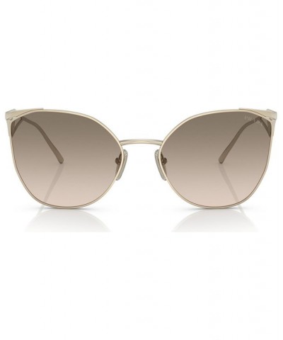 Women's Sunglasses PR 50ZS59-Y Pale Gold-Tone $145.87 Womens