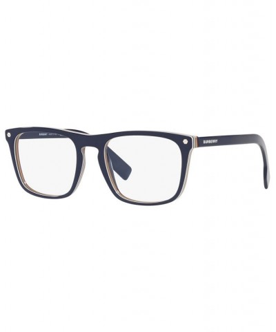 BE2340 Men's Square Eyeglasses Blue $74.48 Mens