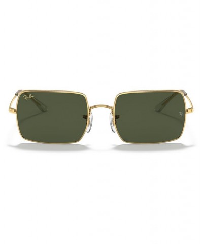 RECTANGLE Sunglasses RB1969 54 LEGEND GOLD/GREEN $32.60 Unisex