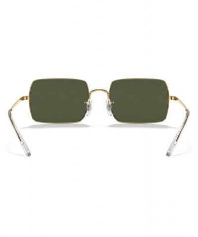 RECTANGLE Sunglasses RB1969 54 LEGEND GOLD/GREEN $32.60 Unisex