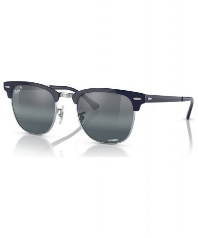 Unisex Polarized Sunglasses RB371651-ZP Silver-Tone on Blue $28.49 Unisex