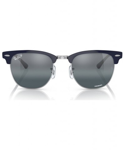 Unisex Polarized Sunglasses RB371651-ZP Silver-Tone on Blue $28.49 Unisex