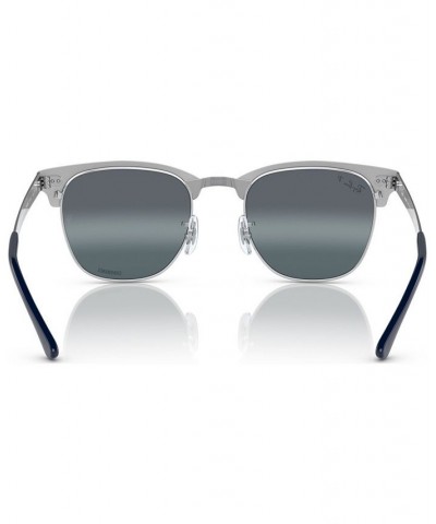 Unisex Polarized Sunglasses RB371651-ZP Silver-Tone on Blue $28.49 Unisex