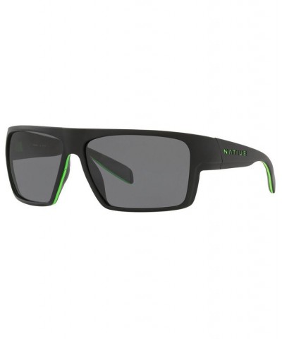 Native Men's Polarized Sunglasses XD9010 62 MATTE BLACK/GRANITE/BLACK/GREY $16.52 Mens