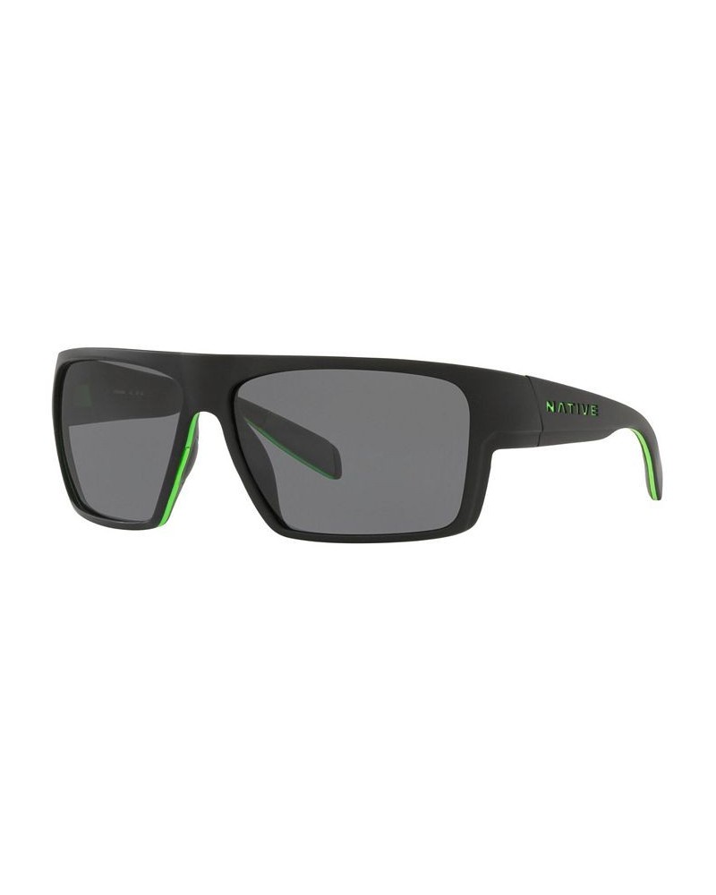 Native Men's Polarized Sunglasses XD9010 62 MATTE BLACK/GRANITE/BLACK/GREY $16.52 Mens