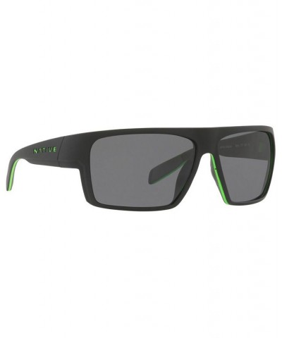 Native Men's Polarized Sunglasses XD9010 62 MATTE BLACK/GRANITE/BLACK/GREY $16.52 Mens