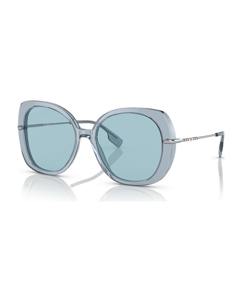 Women's Eugenie Sunglasses BE437455-X Azure $56.20 Womens