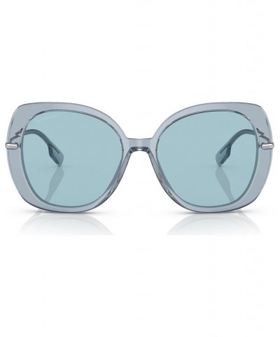 Women's Eugenie Sunglasses BE437455-X Azure $56.20 Womens