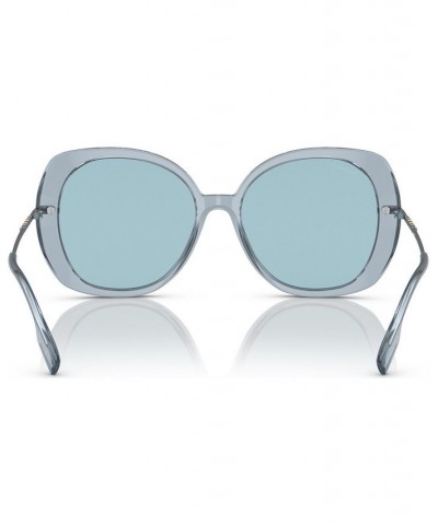 Women's Eugenie Sunglasses BE437455-X Azure $56.20 Womens