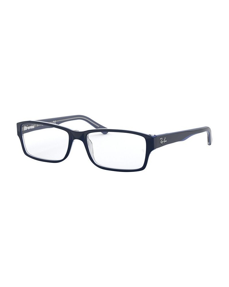 RX5169 Unisex Rectangle Eyeglasses Gray Horn $39.38 Unisex