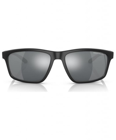 Men's 59 Sunglasses AX4122S59-Z Shiny Crystal $21.60 Mens