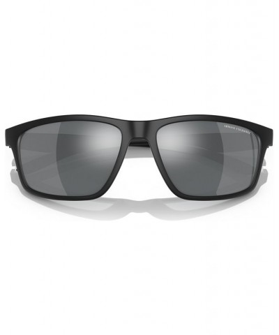 Men's 59 Sunglasses AX4122S59-Z Shiny Crystal $21.60 Mens