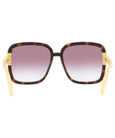 Women's Sunglasses GG1066S 59 Gold-Tone/Brown $82.65 Womens