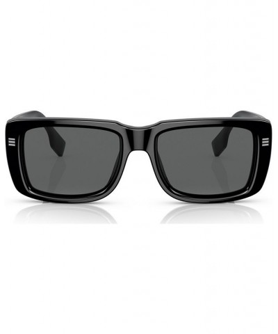 Men's Jarvis Sunglasses BE4376U55-X Dark Gray $53.39 Mens