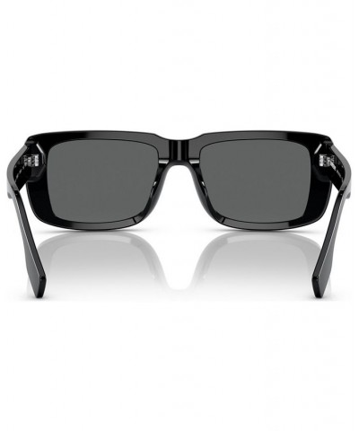 Men's Jarvis Sunglasses BE4376U55-X Dark Gray $53.39 Mens