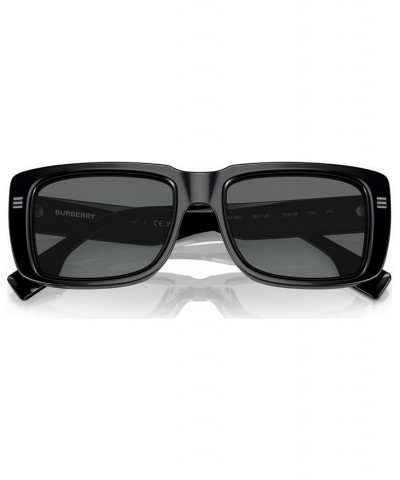 Men's Jarvis Sunglasses BE4376U55-X Dark Gray $53.39 Mens