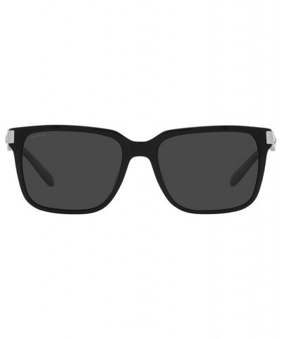 Men's Polarized Sunglasses BV7036 56 Black $98.99 Mens