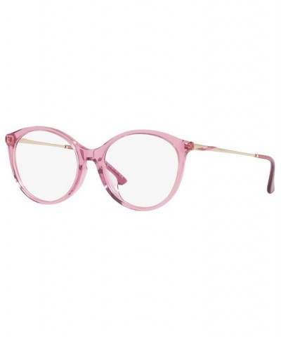 VO5387F Women's Oval Low Bridge Fit Eyeglasses Transparent $36.14 Womens