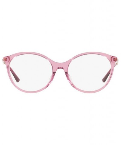 VO5387F Women's Oval Low Bridge Fit Eyeglasses Transparent $36.14 Womens