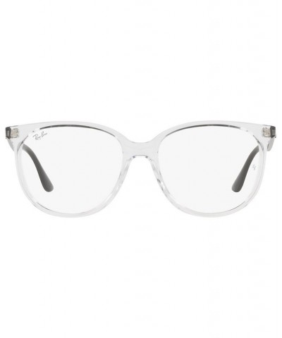 RB4378V OPTICS Women's Square Eyeglasses Transparent Gray $38.50 Womens