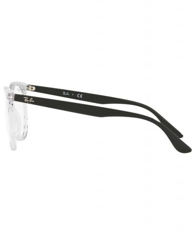 RB4378V OPTICS Women's Square Eyeglasses Transparent Gray $38.50 Womens