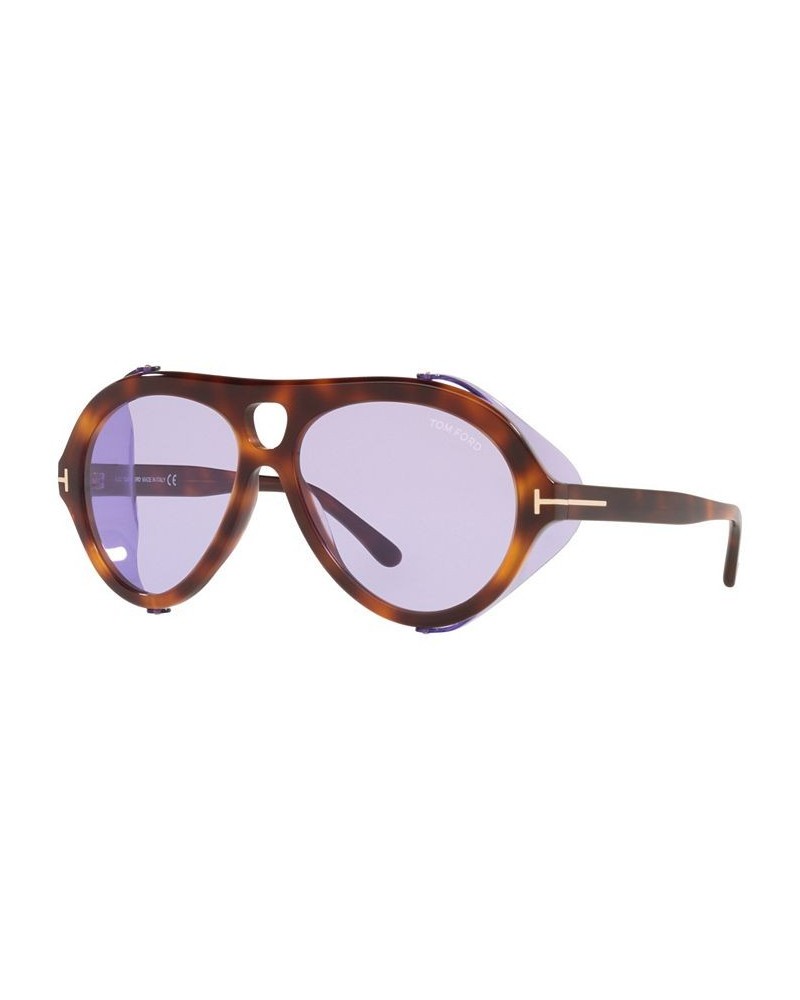 Men's Sunglasses TR001325 60 Tortoise Blonde $86.40 Mens