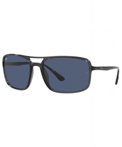 Unisex Sunglasses RB4375 60 Transparent Gray $30.97 Unisex