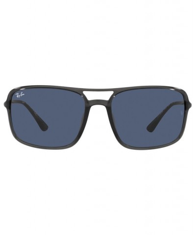 Unisex Sunglasses RB4375 60 Transparent Gray $30.97 Unisex