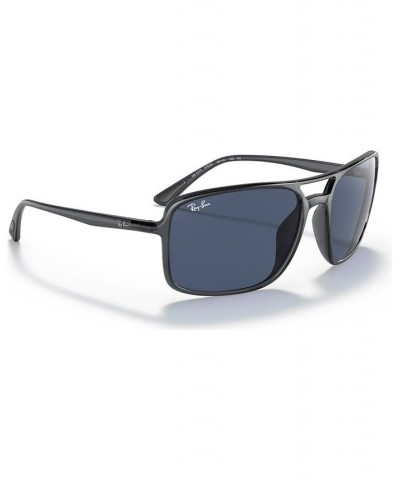 Unisex Sunglasses RB4375 60 Transparent Gray $30.97 Unisex