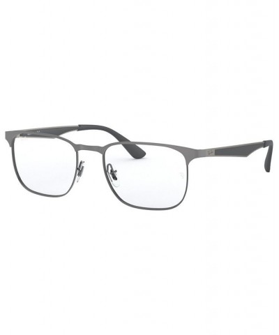 RX6363 Men's Square Eyeglasses Gunmet $17.90 Mens