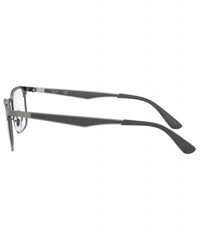 RX6363 Men's Square Eyeglasses Gunmet $17.90 Mens