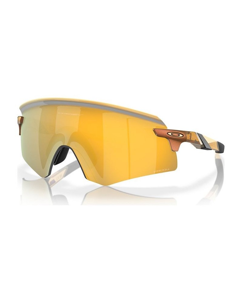 Men's Sunglasses Encoder Discover Collection Transparent Light Curry $53.55 Mens