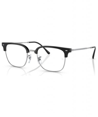 Unisex Square Eyeglasses RX721651-O Green On Black $49.66 Unisex