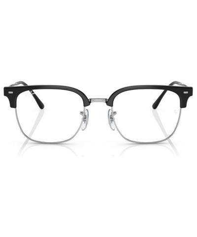 Unisex Square Eyeglasses RX721651-O Green On Black $49.66 Unisex