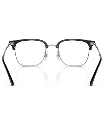 Unisex Square Eyeglasses RX721651-O Green On Black $49.66 Unisex