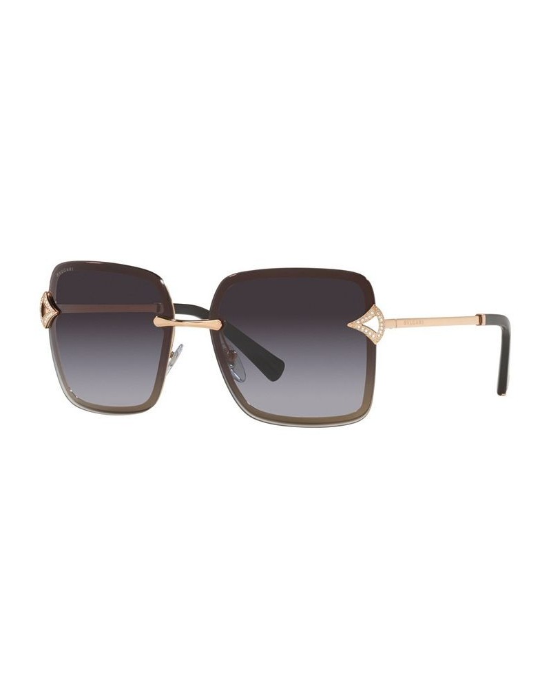 Women's Sunglasses BV6167B 59 Pink Gold-Tone $127.44 Womens