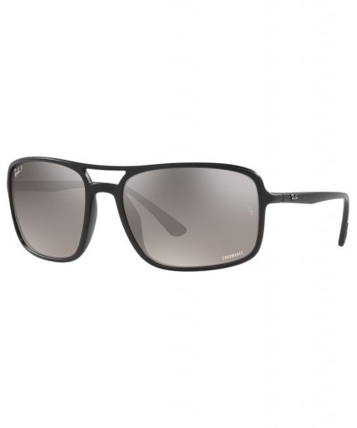 Unisex Polarized Sunglasses RB4375 60 Black $52.44 Unisex