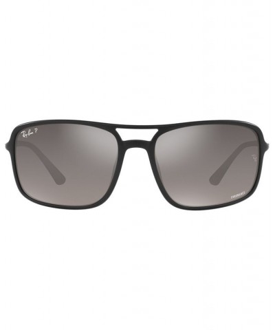 Unisex Polarized Sunglasses RB4375 60 Black $52.44 Unisex