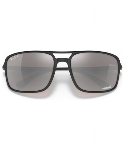 Unisex Polarized Sunglasses RB4375 60 Black $52.44 Unisex