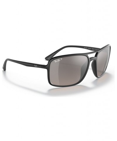 Unisex Polarized Sunglasses RB4375 60 Black $52.44 Unisex