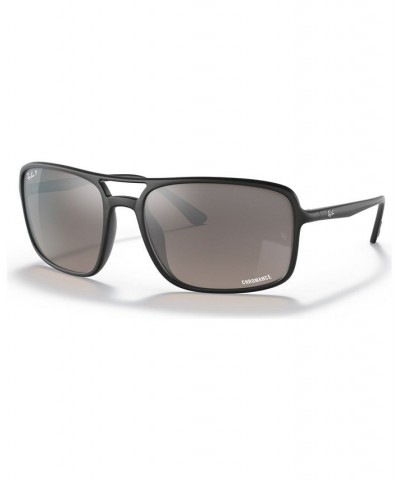 Unisex Polarized Sunglasses RB4375 60 Black $52.44 Unisex