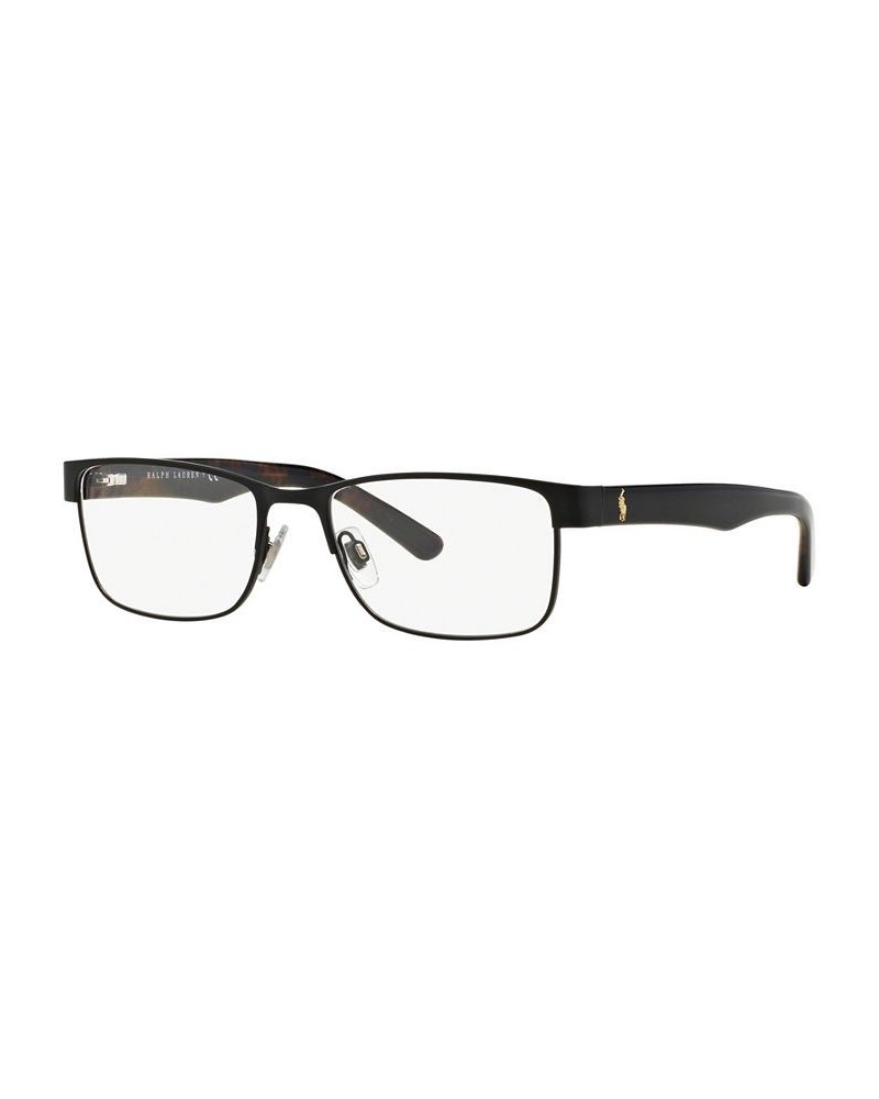 PH1157 Men's Rectangle Eyeglasses Matte Blac $51.91 Mens