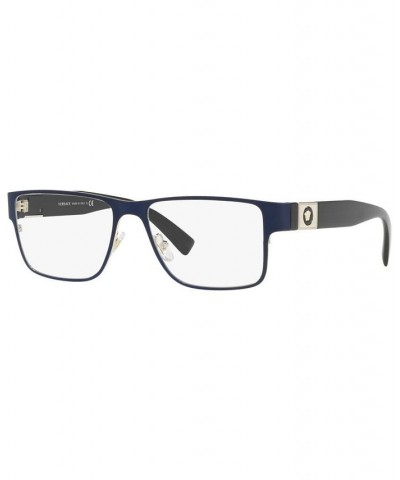 VE1274 Men's Rectangle Eyeglasses Blue $59.43 Mens