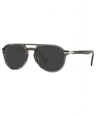 Unisex Polarized Sunglasses Persol x La Casa De Papel PO3235S Transparent Gray $75.05 Unisex