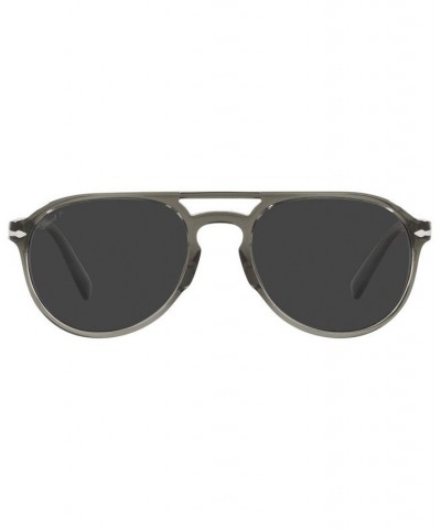 Unisex Polarized Sunglasses Persol x La Casa De Papel PO3235S Transparent Gray $75.05 Unisex