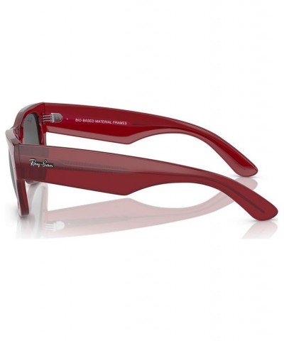 Unisex Mega Wayfarer Sunglasses RB0840S51 Transparent Red $41.76 Unisex