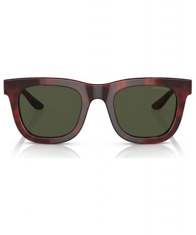 Men's Sunglasses AR817149-X Striped Brown $68.80 Mens