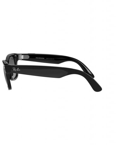 Stories Wayfarer 50 Unisex Polarized Smart Glasses Shiny Black $59.22 Unisex