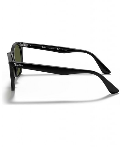 Polarized Sunglasses RB2185 52 BLACK/POLAR GREEN $53.25 Unisex